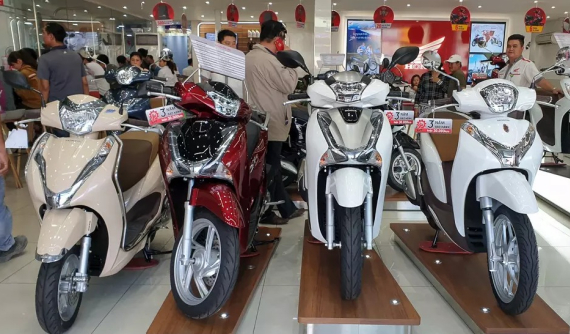8.000 chiếc xe máy xuất xưởng mỗi ngày tại Việt Nam trong quý I