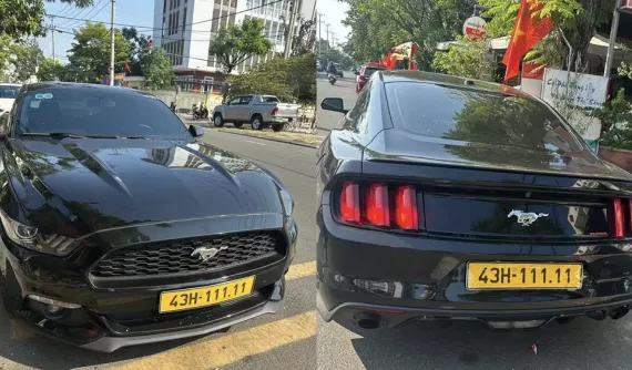 Ford Mustang mang biển số ngũ quý 1 đẹp mắt tại Huế