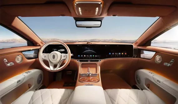 Maextro S800 - xe sang của hãng điện thoại Huawei - lộ nội thất, cạnh tranh Mercedes-Maybach S-Class