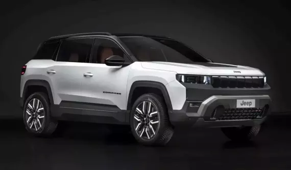 Jeep Compass thế hệ mới lộ diện trước giờ G, dùng chung khung gầm với Peugeot 5008