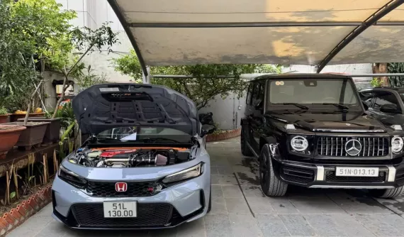 Cặp đôi xe "vạn người mê" của biker Vin Trần, biển số phải 13 mới chịu