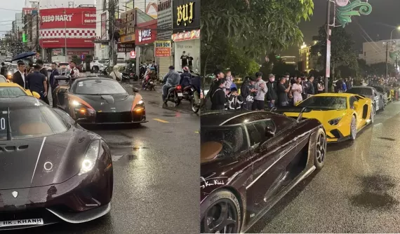 Dàn siêu xe gần 400 tỷ đồng của Hoàng Kim Khánh xuất hiện tại Bảo Lộc