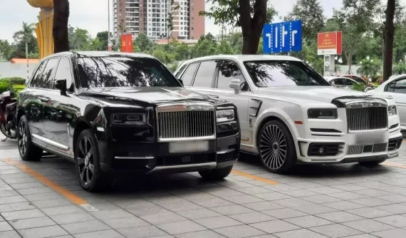 Cặp đôi Rolls-Royce Cullinan đặc biệt của các doanh nhân Hà Nội