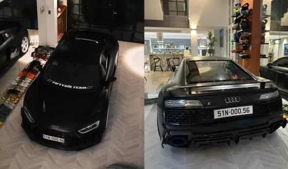 Audi R8 V10 Plus mang biển số đầy ý nghĩa với chủ xe
