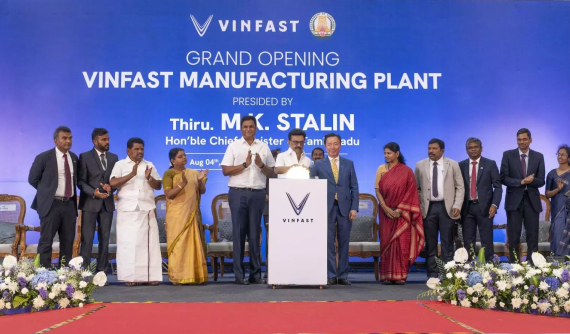 VinFast khánh thành nhà máy lắp ráp ô tô điện tại Ấn Độ