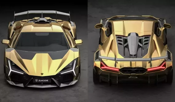Lamborghini Revuelto lột xác hoàn toàn qua bản độ tập 2 của Zacoe