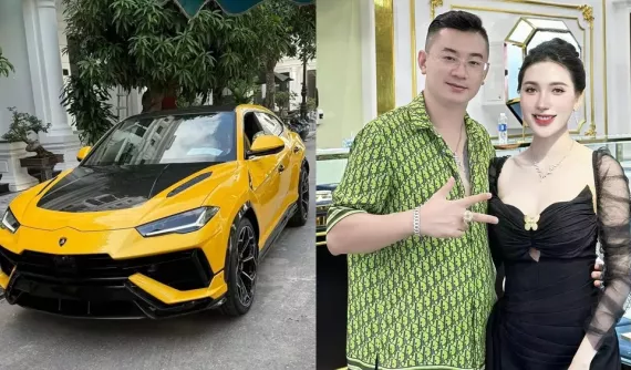 Vợ chồng Lê Trung tậu Lamborghini Urus Performante hơn 16 tỷ đồng