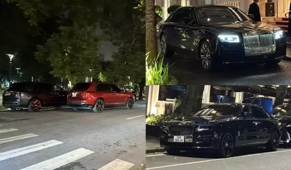 Dàn xe siêu sang Rolls-Royce đẳng cấp của các doanh nhân Hà Nội hội tụ, tổng giá trị trên 150 tỷ đồng