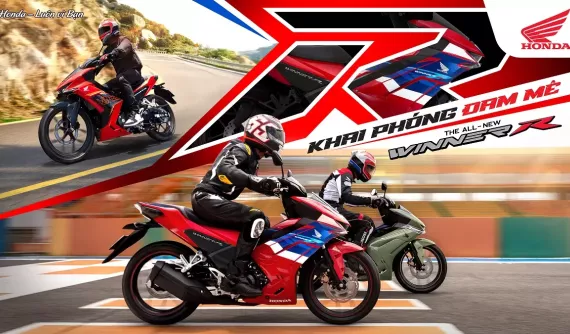 Xe côn tay Honda Winner R chính thức được giới thiệu tại Việt Nam với thiết kế lột xác