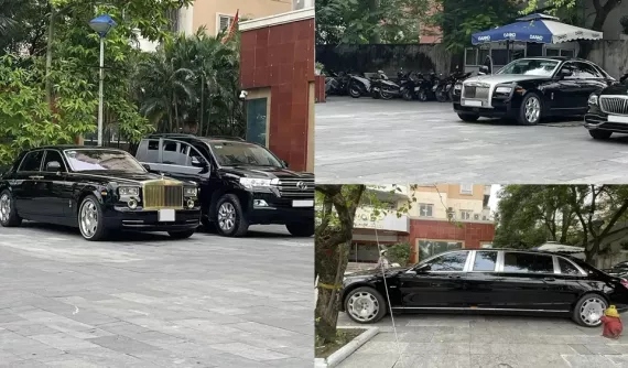 Cặp đôi Rolls-Royce đẳng cấp của doanh nhân bất động sản Hà Nội nhưng Mercedes-Maybach S650 Pullman mới là cực phẩm