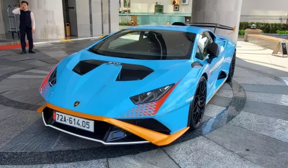 Đã lâu lắm rồi Lamborghini Huracan STO độc nhất Việt Nam mới tái xuất