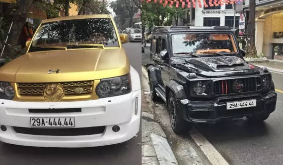 Biển số 29A-444.44 đình đám 1 thời nay định danh qua Mercedes-AMG G63 độ Brabus cực khủng