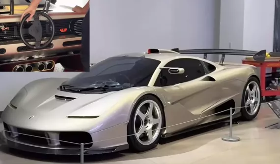 Độc lạ với mẫu xe concept S1 LM của Gordon Murray có vô lăng ở đuôi xe