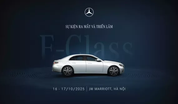Mercedes-Benz E-Class thế hệ mới (W214) sắp ra mắt tại Hà Nội vào 16/10