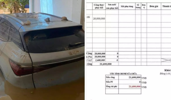 Sự thật phía sau báo giá tháo kiểm tra xe ngập nước 20 triệu của chiếc BYD Atto 3 tại Thái Nguyên