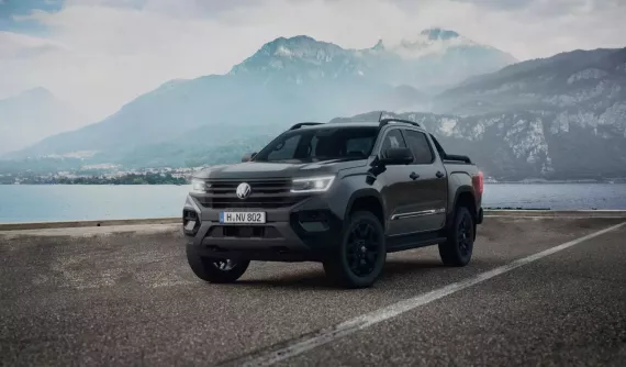 Cận cảnh xe bán tải Volkswagen Amarok Dark Label 2026