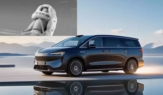 Hãng xe Trung Quốc cho ra mắt xe ô tô đầu tiên trên thế giới có trang bị túi khí dạng mũ bảo hiểm