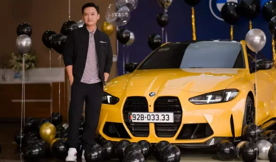 Ngắm BMW M4 Competition của người yêu xe Đà Nẵng mới tậu: Màu sơn cá tính, chơi luôn biển tứ quý cho đẹp