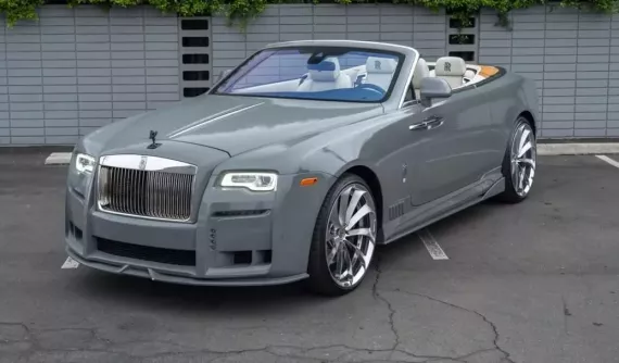Xe mui trần Rolls-Royce Dawn độ mang đậm dấu ấn Nhật Bản, bộ mâm cũng độc đáo không kém