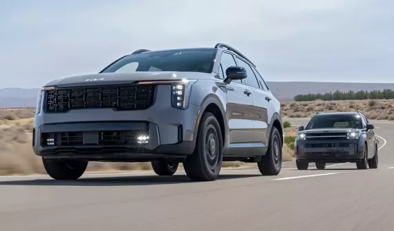 Hyundai Santa Fe bị Kia Sorento bỏ xa trong phân khúc SUV cỡ trung