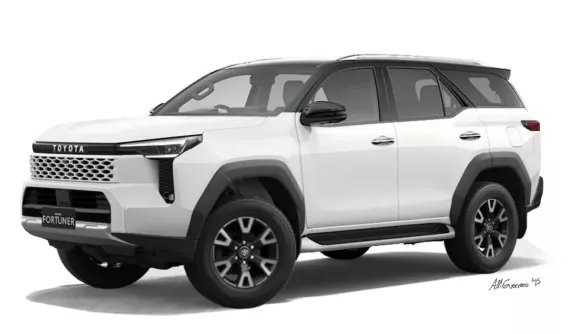 Toyota Fortuner thế hệ mới lần đầu lộ diện trên đường phố, ra mắt ngay trong năm nay?