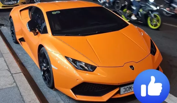 Siêu bò Lamborghini Huracan biển đẹp nhất Việt Nam vào Tp.HCM định cư