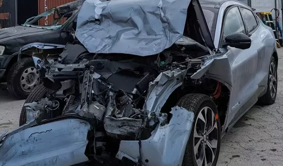 Tài xế tin tưởng hệ thống trợ lái của Ford Mustang Mach-E đến mức không hề đạp phanh khi tai nạn xảy ra