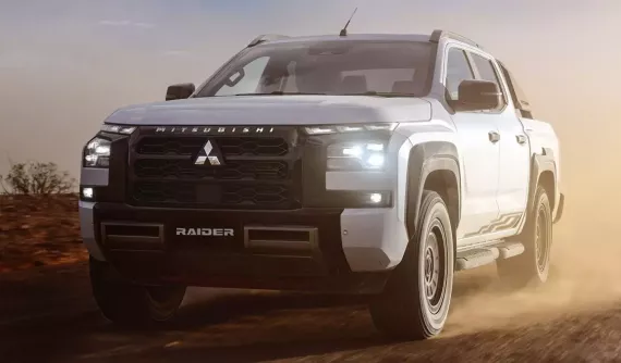 Vén màn Mitsubishi Triton Raider với thiết kế hầm hố hơn, hệ thống treo mới, cạnh tranh Ford Ranger Tremor