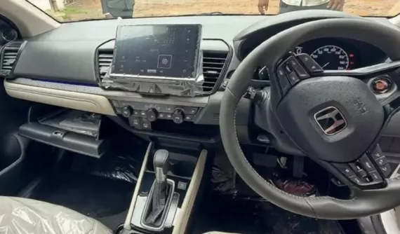 Honda City 2026 lộ rõ nội thất với màn hình cảm ứng cỡ lớn và camera 360 độ trước ngày ra mắt