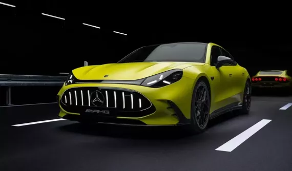 Mercedes-AMG GT 4-Door Coupe trình làng, từ bỏ động cơ xăng V8, cạnh tranh Porsche Taycan