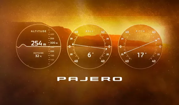 Mitsubishi Pajero thế hệ mới tiếp tục được "nhá hàng" với bảng đồng hồ biểu tượng