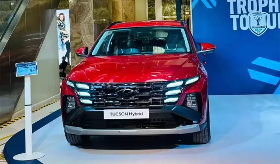 Hyundai Tucson Hybrid 2027 được trưng bày tại Việt Nam, giá dưới 1 tỷ đồng