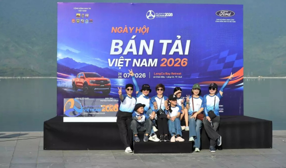 Ford Việt Nam đồng hành cùng Ngày hội Bán tải Việt Nam 2026 tại Huế, quy tụ 350 xe và 1.000 thành viên