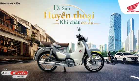 Honda Super Cub mới ra mắt tại Việt Nam, có Smart Key, giá từ 89 triệu đồng