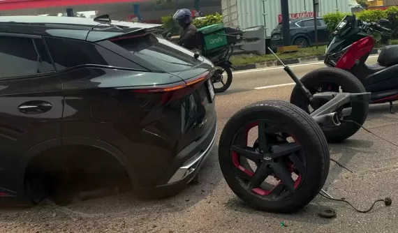 Chery Omoda C5 bị tạm ngừng đăng ký mới do sự cố gãy cầu sau