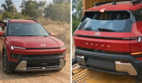 Hyundai Bayon 2027 lộ ảnh thực tế đầu tiên: Thiết kế sắc sảo hơn khi nhìn trực tiếp