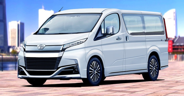 Xe Toyota Hiace "cá mập" được nâng cấp toàn diện sau gần 20 năm