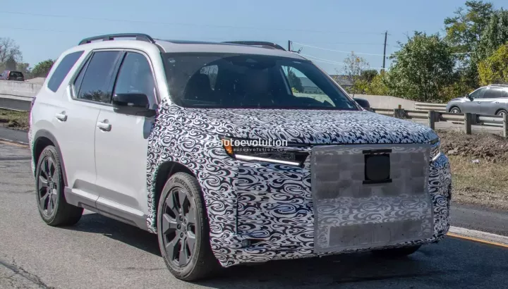 Honda Pilot 2027 bị bắt gặp trên đường với 1 số điểm không che đậy