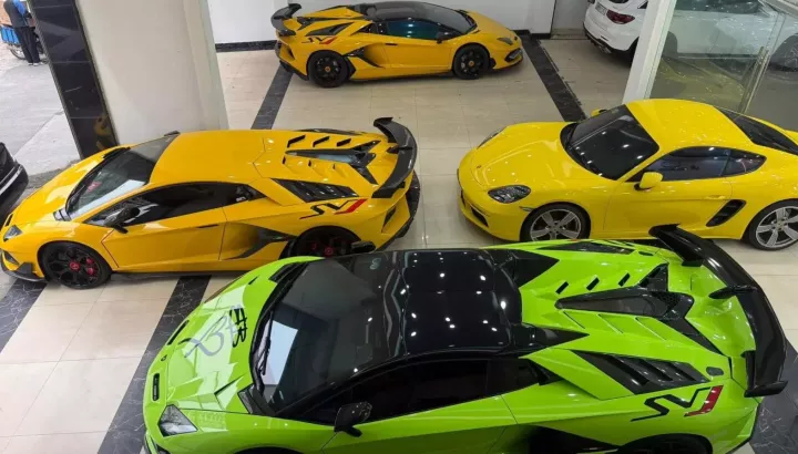 Bộ 3 siêu xe Lamborghini Aventador "SVJ" xuất hiện tại Hà Nội