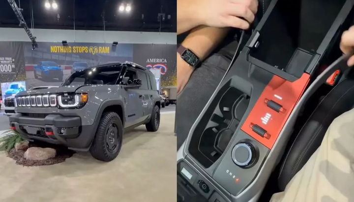 Tiktoker giật tung ốp nội thất của chiếc Jeep Recon tại triển lãm khiến hãng tức giận