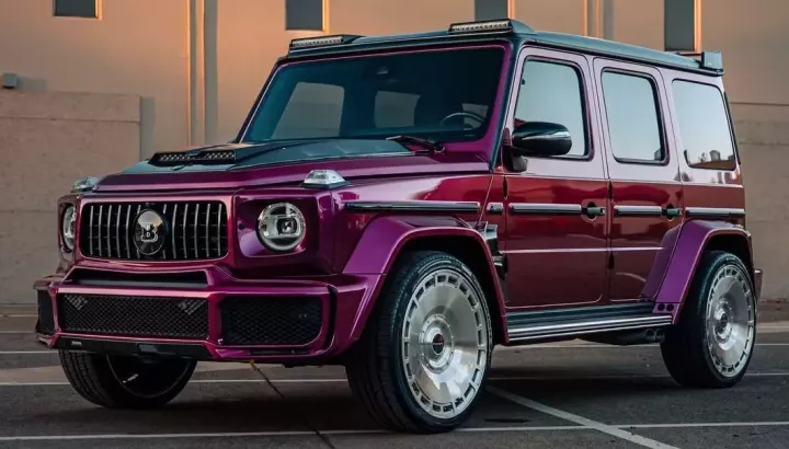 Lạ mắt với Mercedes-AMG G63 mang màu tím của Brabus
