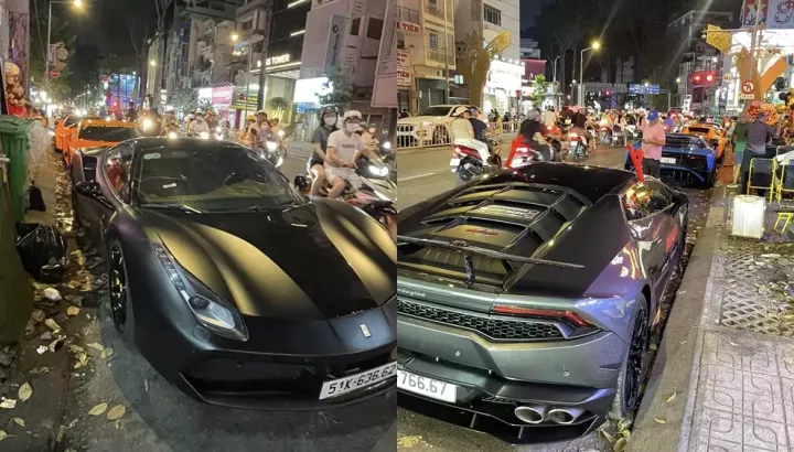 Hàng độc Lamborghini Aventador SV cùng dàn siêu xe tụ tập tại Tp.HCM