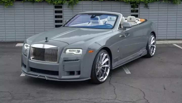 Xe mui trần Rolls-Royce Dawn độ mang đậm dấu ấn Nhật Bản, bộ mâm cũng độc đáo không kém