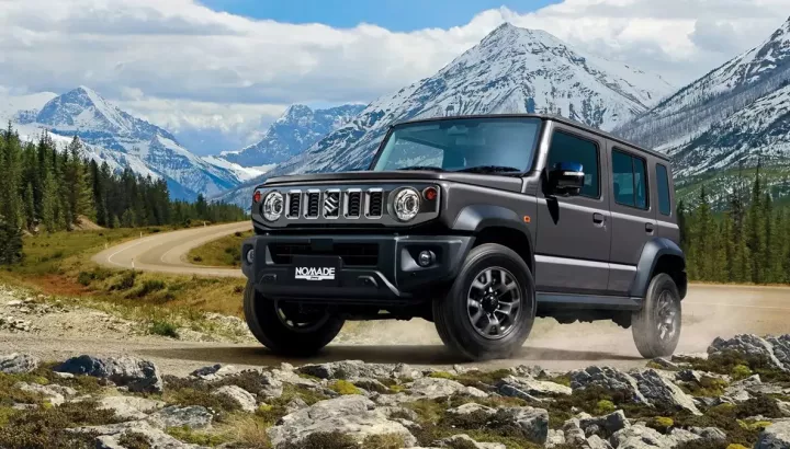Suzuki Jimny 5 cửa được bổ sung những nâng cấp thực dụng hơn ở phiên bản 2026