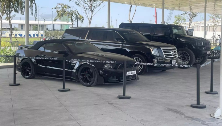 Dàn xế khủng của nhóm chơi xe Đức tào phớ hội tụ, Hummer H2 nổi bật với bộ mâm 26 inch