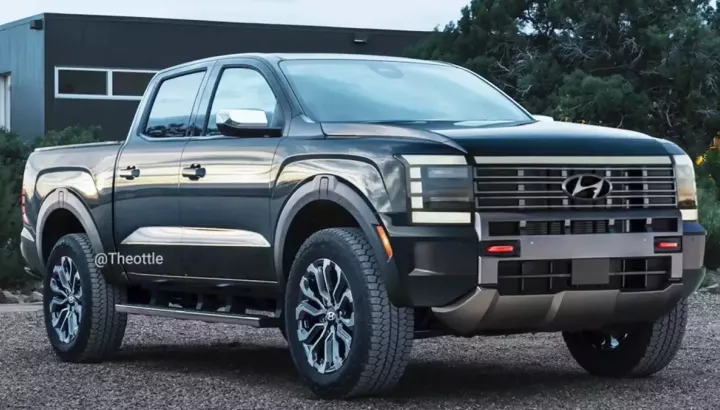 Hyundai "thai nghén" xe bán tải cỡ trung mới, đối đầu Ford Ranger