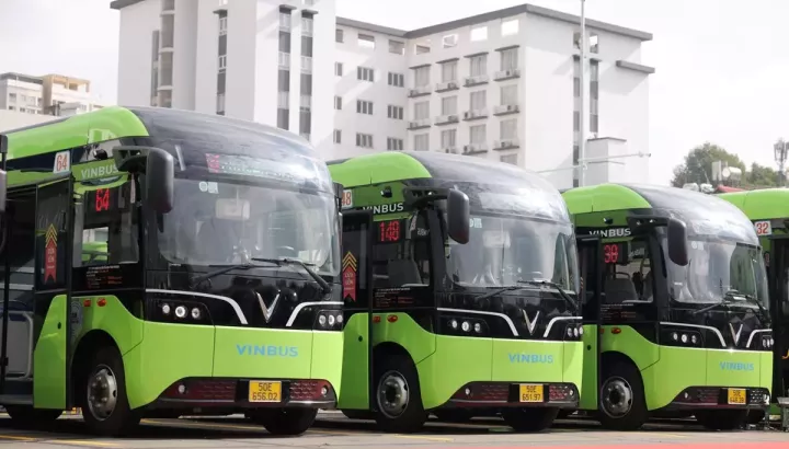 VinFast vận hành 9 tuyến xe buýt điện mới tại Tp. Hồ Chí Minh