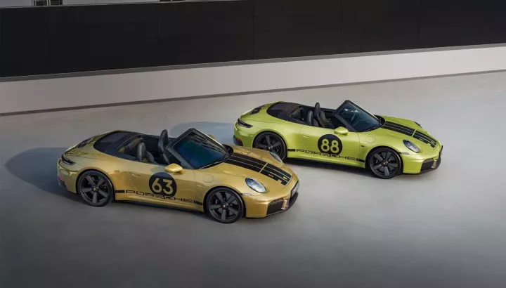 Cặp đôi siêu xe giới hạn Porsche 911 Spirit 70 của 2 doanh nhân Việt