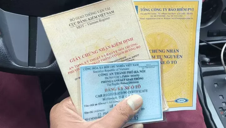 Đề xuất nộp ảnh xe khi làm thủ tục miễn kiểm định lần đầu đối với ô tô