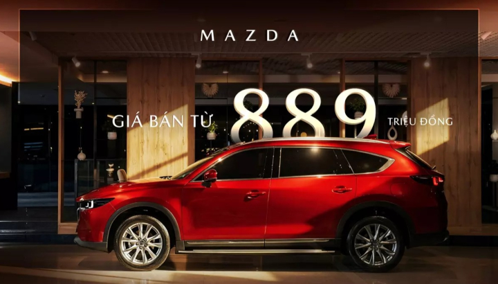 Mazda CX-8 tại Việt Nam được bổ sung bản tiêu chuẩn mới với giá rẻ hơn cả SUV cỡ C